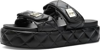 Vintage Havana Onya Womens Sandals Black : 8.5 M, Synthetic