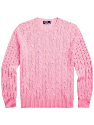 Polo Ralph Lauren The Iconic Cable-knit Cashmere Sweater 710876728001