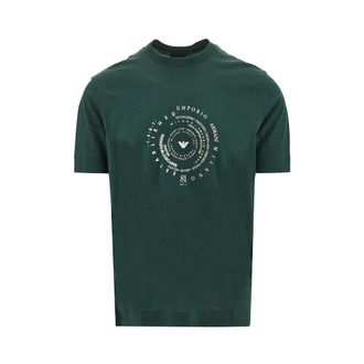 Emporio Armani Round logo print T-shirt Man S