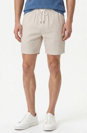 Onia Linen Blend Pull-On Shorts in Sand at Nordstrom Rack, Size Xx-Large