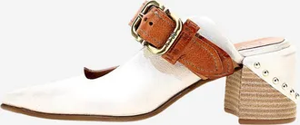 A.S.98 Womens Vertie Shoes In Pearl