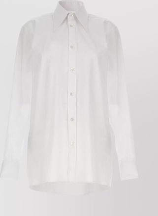 Maison Margiela long shirt with pointed collar and buttoned cuffs