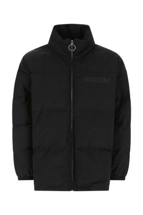 Moschino Black Nylon Padded Jacket