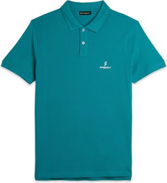 Freddy Polo Uomo in Piquet di Cotone 100% con Logo