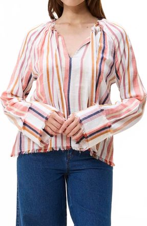 Cleobella Zinnia Top In Ivory Multi