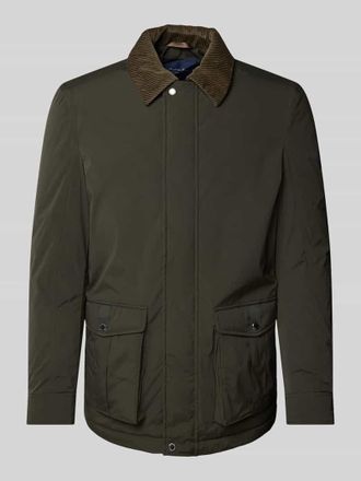 Christian Berg Jacke mit Pattentaschen in Oliv, Gr&ouml;&szlig;e XXL