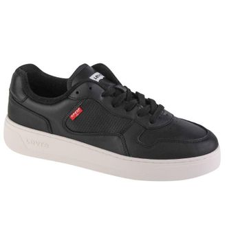 Levi's Dames/Dames Glide Leren Trainers (Zwart)