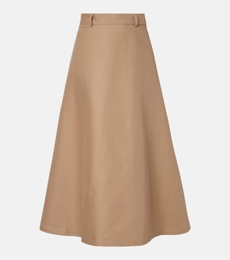 R&oacute;he Cotton midi skirt