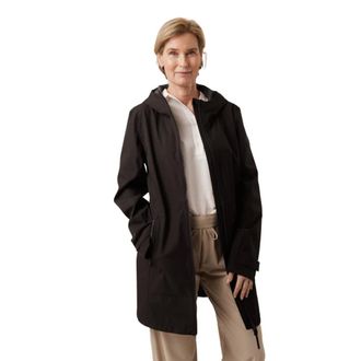 Woolrich Jassen, Dames, Zwart, M, Polyester, Leavitt Light Parka