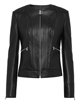 Philipp Plein Leren Motorrijder