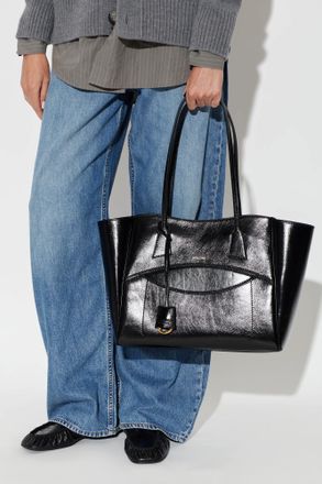 Hidesins Shopper Medium Bag, Womens, Black