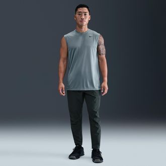 Nike Mens Unlimited Dri-FIT Tapered Leg Versatile Pants in Green | FB7546-390