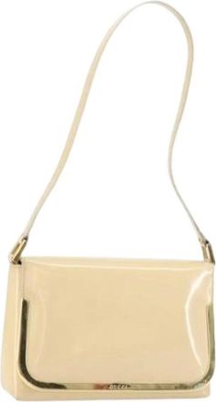 Gucci Pre-owned Shoulder Bags, female, Beige, Size: ONE SIZE Pre-owned Metal Shoulder Bag