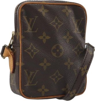 Louis Vuitton Danube Limited Edition Comic Trunk Printed Monogram Eclipse Canvas Brown Canvas Handbag (Pre-Owned)