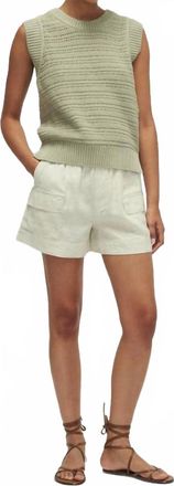 Mélissa Nepton Helene Sweater Tank In Soft Gree