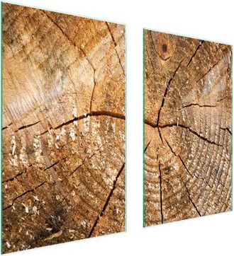 OEM Placa Protectora De Vidrio Para Estufa 75x52 Le&ntilde;a