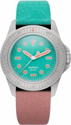 Unimatic Modello Uno Green Dial Mens Watch U1-RIO
