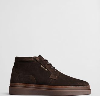 GANT Men Kinzoon Mid Boots (43) DARK BROWN