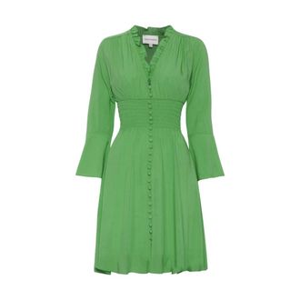 Americandreams Sally Short Dress - Dames - Korte kleedjes - Groen - XS - Kleedjes
