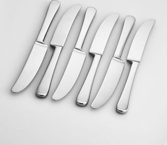 Georg Jensen Copenhagen Stainless Steel Dinner Knife Set 6 Pieces 3640015