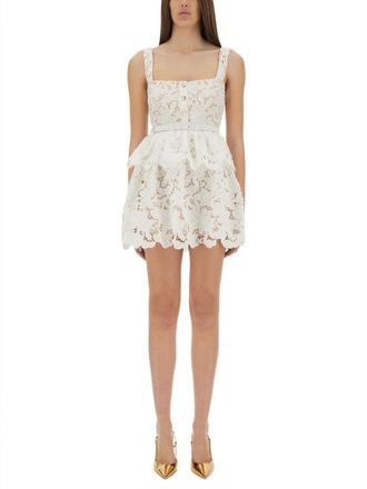 Self Portrait Lace Ruffle Mini Dress