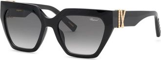 Chopard Smoke Gradient Cat Eye Mens Sunglasses SCH415M 0700 54