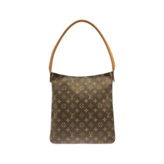 Louis Vuitton Pre-owned Shoulder Bags, female, Brown, Size: ONE SIZE Pre-owned Looping Monogram Shoulder Bag