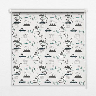 Tulup Tenda A Rullo Interna Per Finestra - Tenda Filtrante Luce - Tenda Privacy - Tenda Decorativa Rettangolare - Rullo Per Interni - (100 Cm X 180 Cm) - Sc