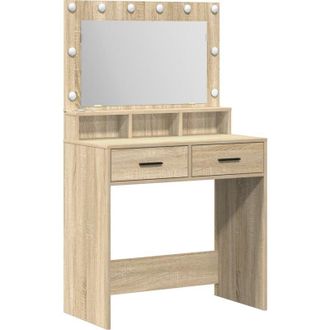 vidaXL Vidaxl - Dressing Table Sonoma oak 79 x 41 x 135 cm Engineered wood