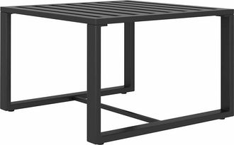 vidaXL Mesa De Centro De Aluminio Gris Antracita Vidaxl