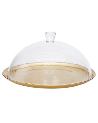 Alice Pazkus Cake Plate with Glass Dome