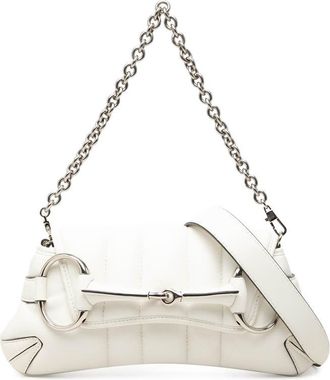 Gucci Pre-owned Gucci Small Quilted Calfskin Horsebit Chain Satchel Ladies 6SHYM9XQV5U8OD58