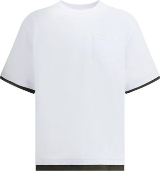 sacai T-shirt Double Layers