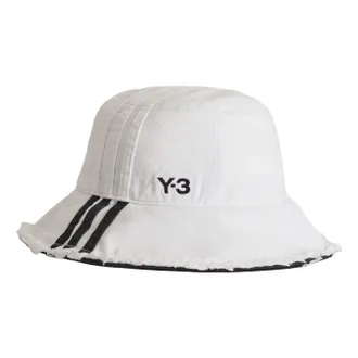 adidas Y-3 Stripes Bucket Hat Off White KT3212