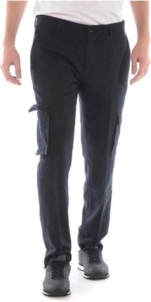 Daniele Alessandrini Commandant Nieuwe Broek - Heren - Slim Fit Broeken - Zwart - L - Katoen - Broeken