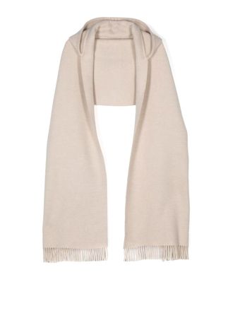 Brunello Cucinelli Cashmere Blend Hooded Scarf