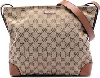 Gucci Pre-owned Gucci GG Canvas Web Crossbody Ladies X0QFEBP6NDZO0Z65