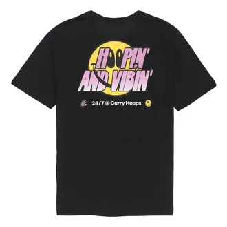Under Armour Curry Hoop Vibes T-shirt Black 1366617-001
