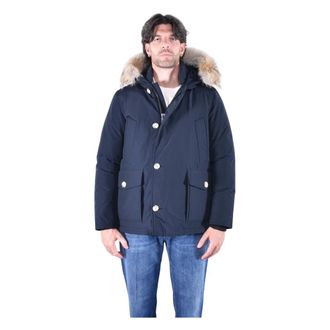 Woolrich Arctic Anorak - Heren - Jassen - Blauw - Maat: 2XL Wol