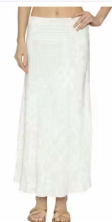 Drew Gwen Paisley Skirt In Sand