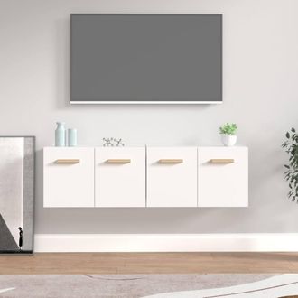 Berkfield Home Wall Cabinets 2 pcs White 60x36.5x35 cm Engineered Wood