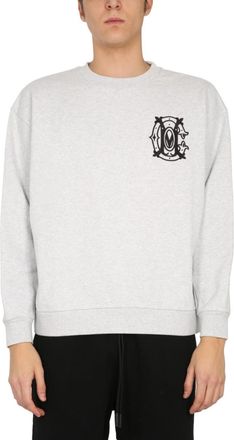 Marcelo Burlon Light Grey Logo Sweatshirts