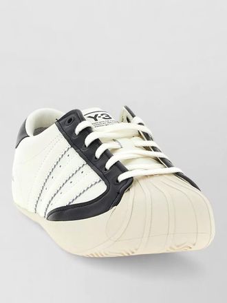 Yohji Yamamoto leather superstar 3g low-top sneakers