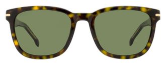 HUGO BOSS Rectangular Tortoiseshell Sunglasses - Brown