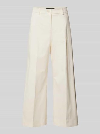 Max Mara Wide Leg Hose mit seitlichen Eingrifftaschen Modell URIAL in Offwhite, Gr&ouml;&szlig;e 36