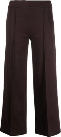Semicouture Wijde broek - Dames - Wijde Broeken - Bruin - S - Broeken