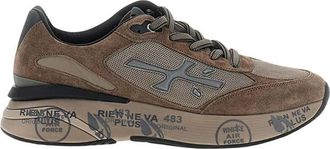 Premiata Brown Moerun Logo Sneakers
