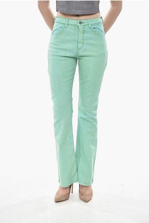 Marni Coated Cotton Bootcut Trousers GARMENT size 40
