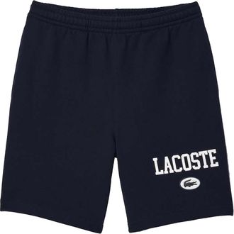 Lacoste Heren Logo Regular Sweat Shorts (Marine)