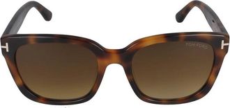 Tom Ford Stijlvolle zonnebril met UPC-code - unisex - Zonnebrillen - Bruin - 53 MM - Accessoires
